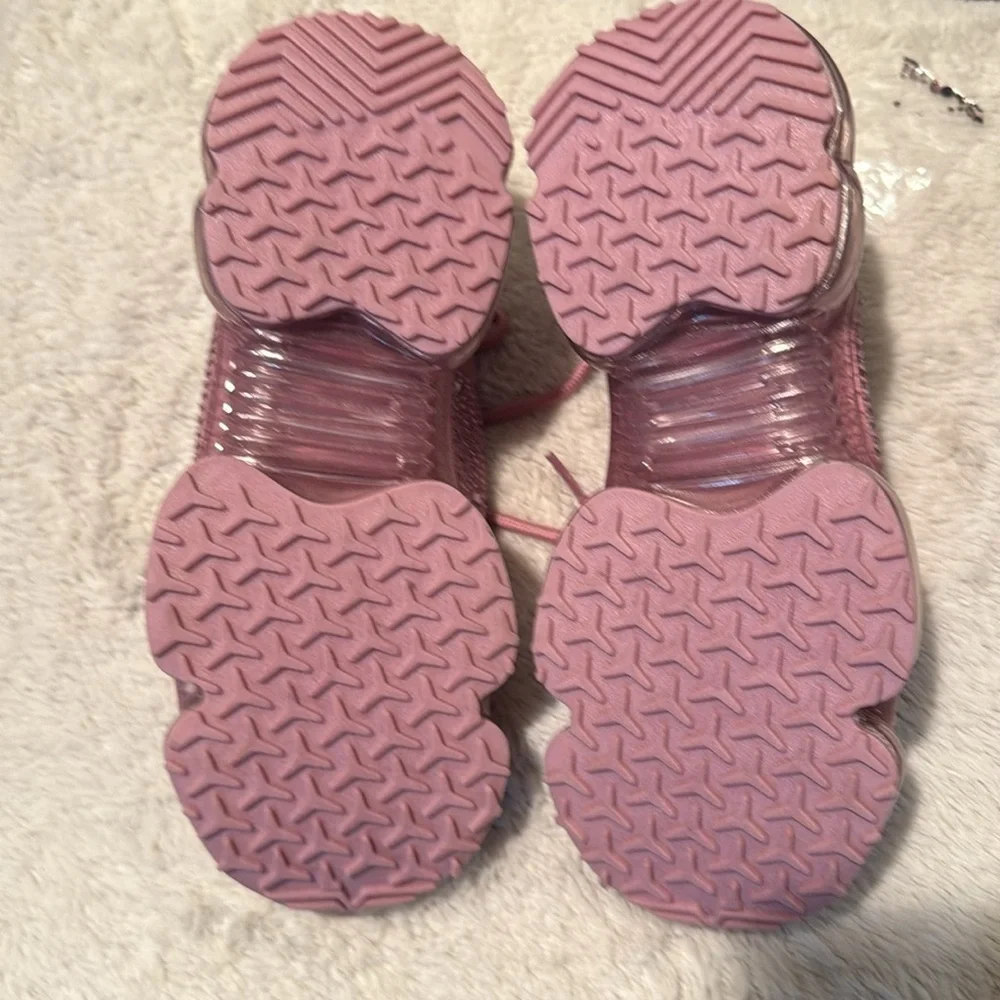 Girls rhinestone sneakers, Sincerely Jules, color-pink, Size 3, New with… - Picture 5 of 6